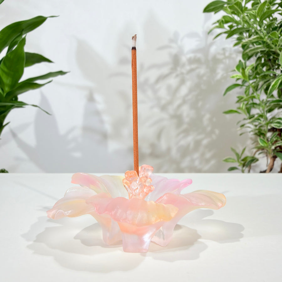 Twelve Flower Goddesses Incense Holder · October Hibiscus · Yang Miaozhen · 楊妙真