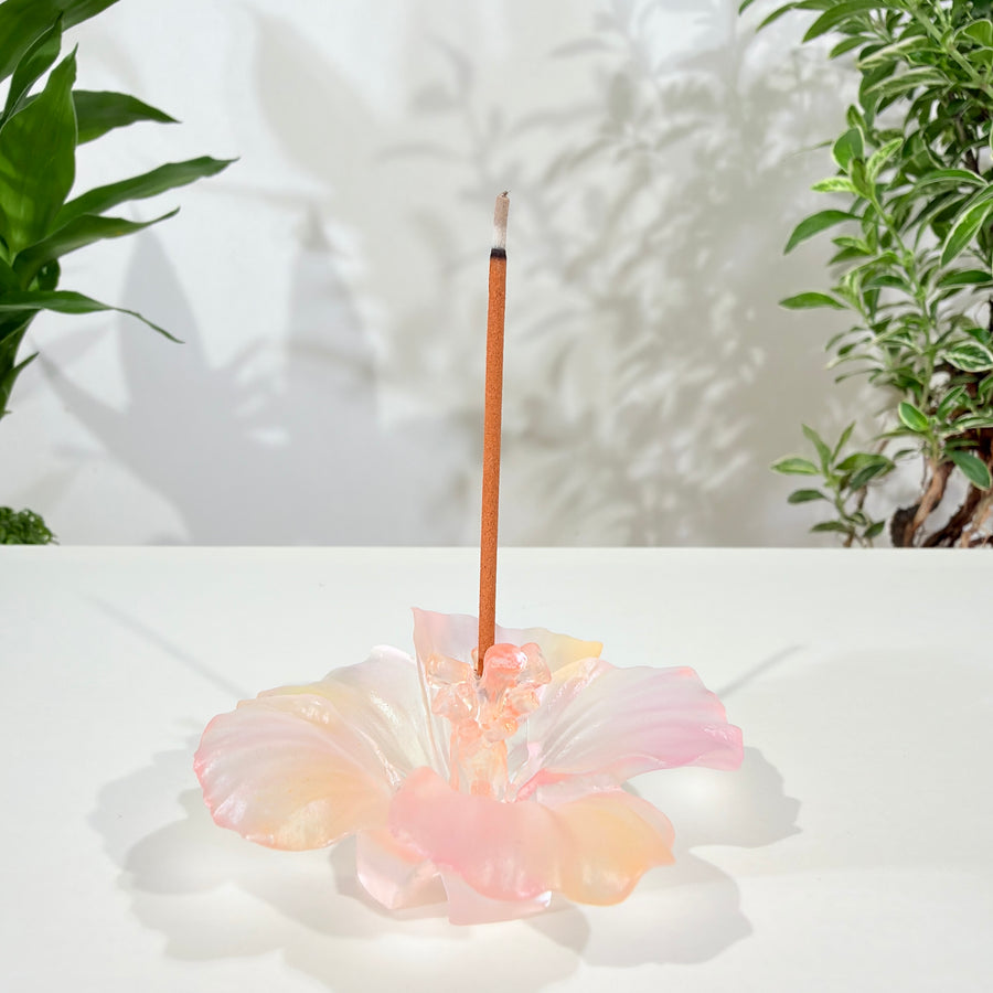 Twelve Flower Goddesses Incense Holder · October Hibiscus · Yang Miaozhen · 楊妙真