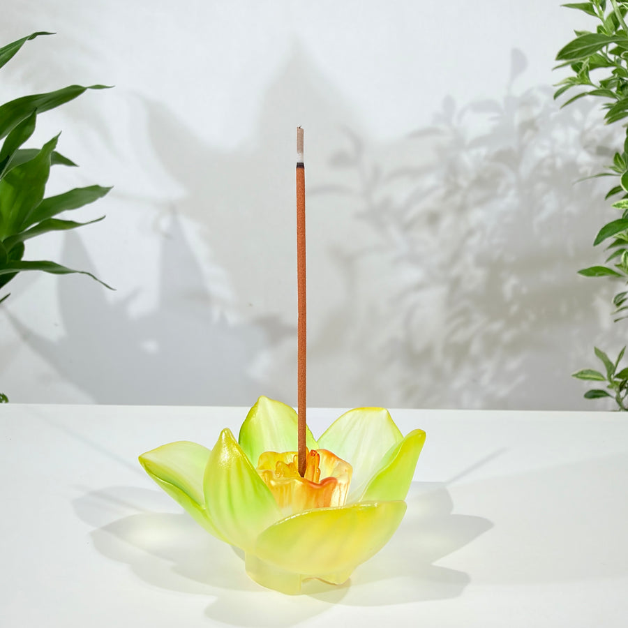 Twelve Flower Goddesses Incense Holder · December Narcissus · Liu Jinding · 劉金定