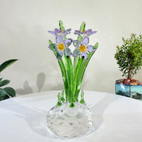 Narcissus · A Quiet Light in Winter · K9 Crystal Sculpture