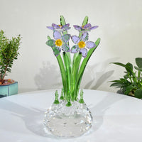 Narcissus · A Quiet Light in Winter · K9 Crystal Sculpture