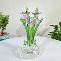 Narcissus · A Quiet Light in Winter · K9 Crystal Sculpture