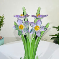 Narcissus · A Quiet Light in Winter · K9 Crystal Sculpture