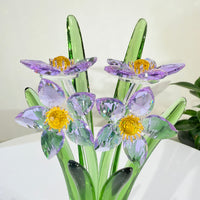 Narcissus · A Quiet Light in Winter · K9 Crystal Sculpture