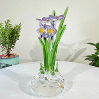 Narcissus · A Quiet Light in Winter · K9 Crystal Sculpture