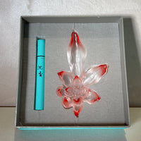 Lotus Serenity · Pink Liuli Lotus Incense Holder