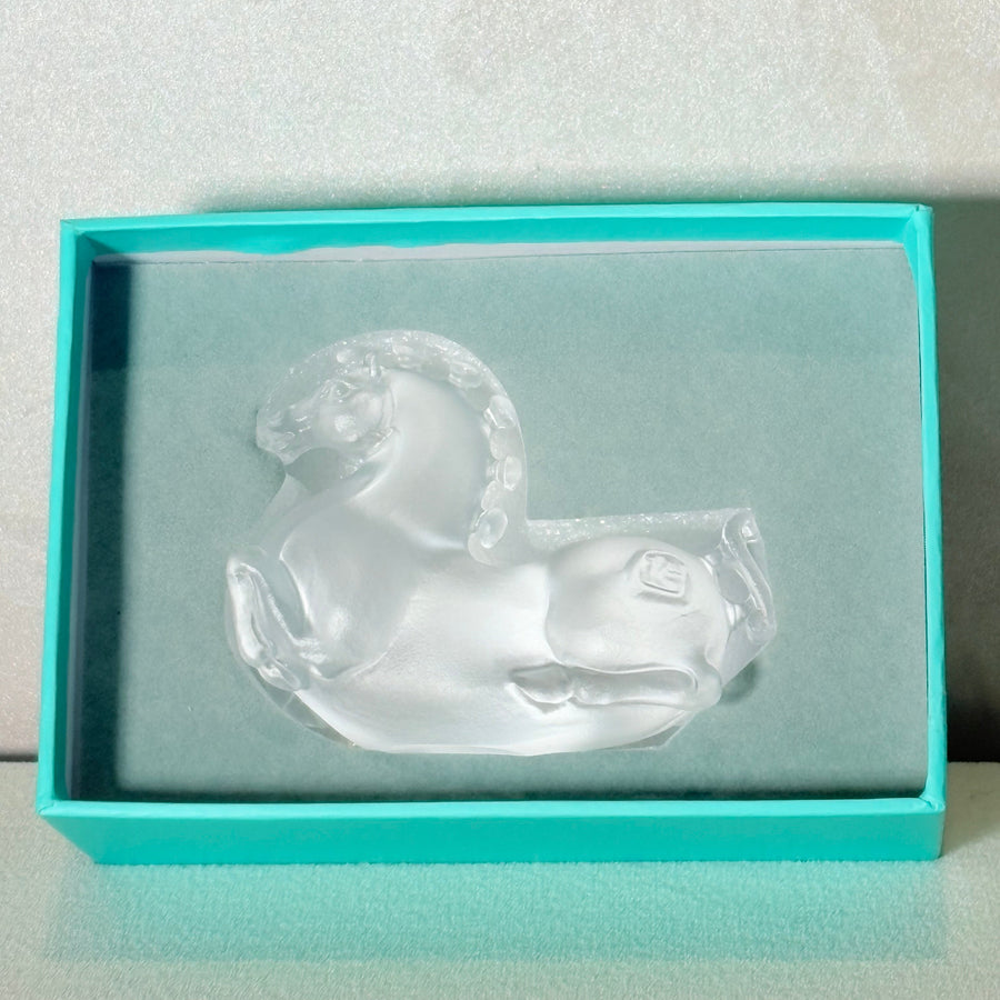 Little Horses · Pearl White Liuli Sculpture