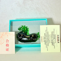Little Horses · Emerald Green Liuli Sculpture