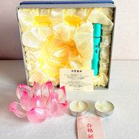 Lotus Serenity · Pink Liuli Lotus Incense Holder