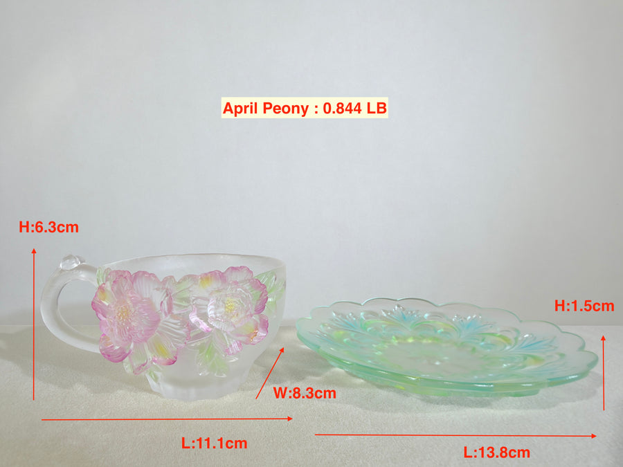 Twelve Flower Goddesses Cup – April Peony – Li Juan 麗娟