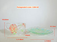 Twelve Flower Goddesses Cup – June Pomegranate – Gongsun Daniang 公孫大娘