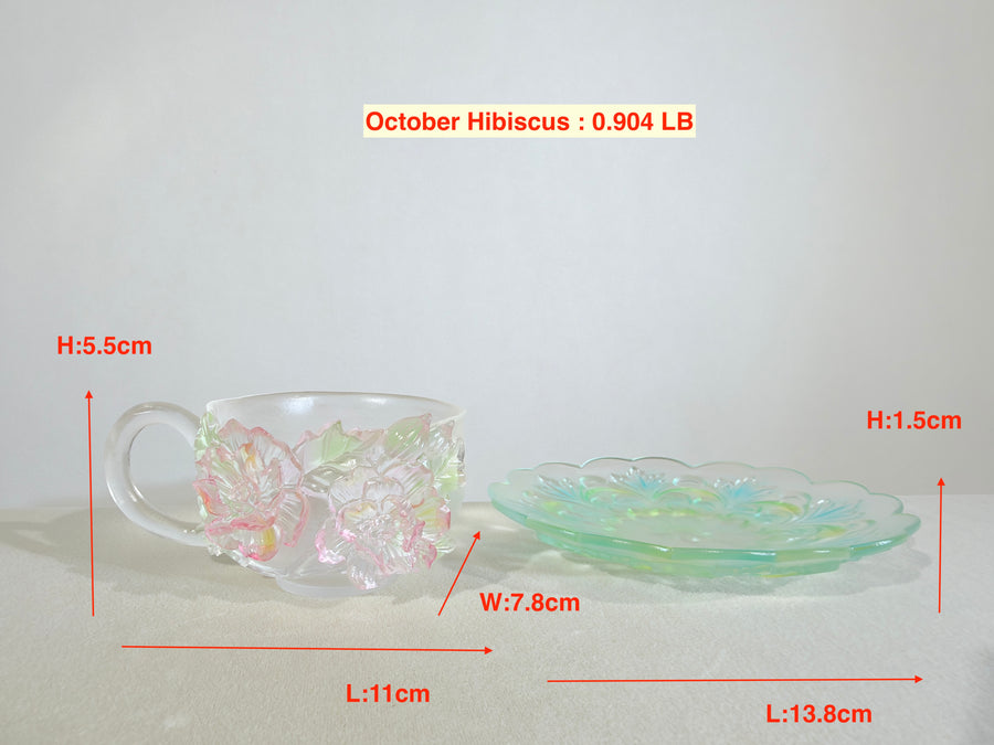 Twelve Flower Goddesses Cup – October Hibiscus – Yang Guifei 楊貴妃