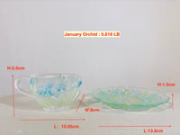 Twelve Flower Goddesses Cup – January Orchid – Xie Daoyun 謝道韞