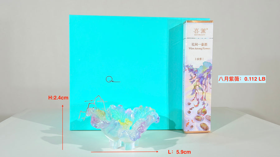 Twelve Flower Goddesses Incense Holder · August Crape Myrtle · Xiao Chuo · 蕭綽