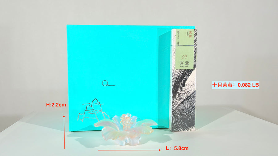Twelve Flower Goddesses Incense Holder · October Hibiscus · Yang Miaozhen · 楊妙真