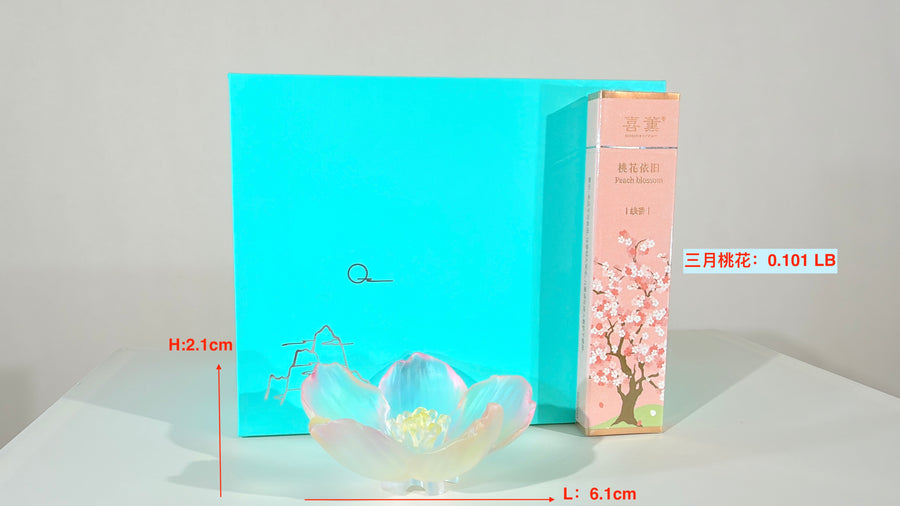 Twelve Flower Goddesses Incense Holder · March Peach Blossom · Hua Mulan · 花木蘭