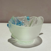 Twelve Flower Goddesses Cup – January Orchid – Xie Daoyun 謝道韞