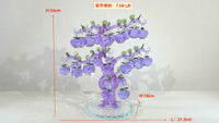 Purple Apple Tree · A Legacy of Blessings · K9 Crystal Sculpture