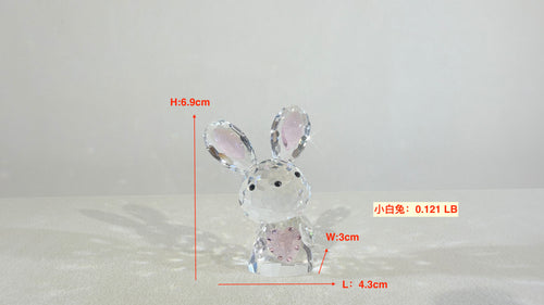 Crystal Bunny · A Heart to Hold · K9 Crystal Sculpture