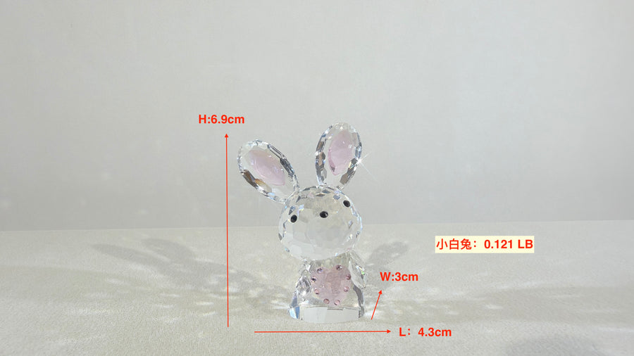 Crystal Bunny · A Heart to Hold · K9 Crystal Sculpture