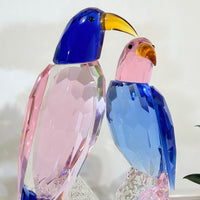Joy Among Blossoms, Grace in Togetherness · K9 Crystal Birds