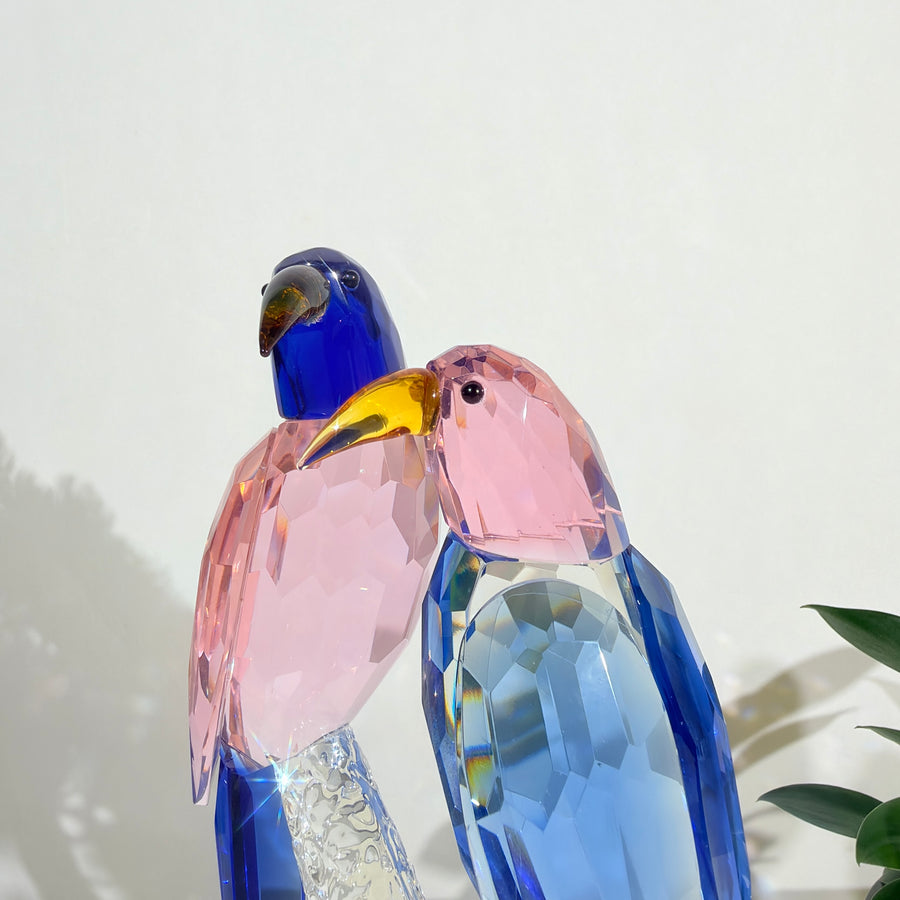 Joy Among Blossoms, Grace in Togetherness · K9 Crystal Birds