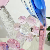 Joy Among Blossoms, Grace in Togetherness · K9 Crystal Birds