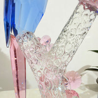 Joy Among Blossoms, Grace in Togetherness · K9 Crystal Birds