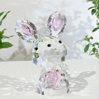 Crystal Bunny · A Heart to Hold · K9 Crystal Sculpture