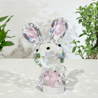 Crystal Bunny · A Heart to Hold · K9 Crystal Sculpture