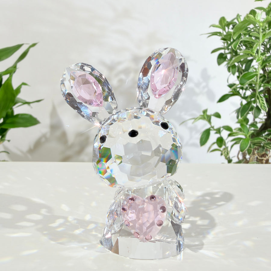 Crystal Bunny · A Heart to Hold · K9 Crystal Sculpture