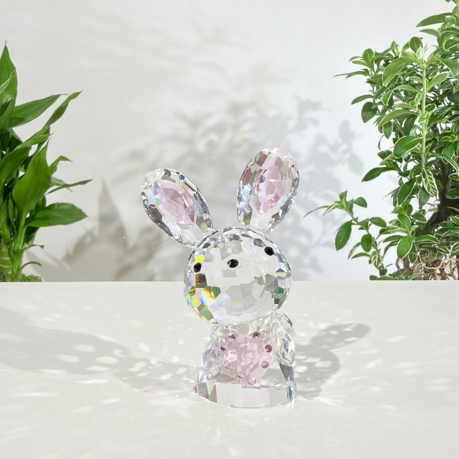 Crystal Bunny · A Heart to Hold · K9 Crystal Sculpture