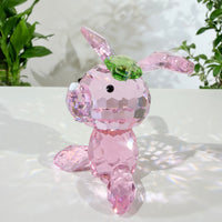 Pink Bunny · A Little Spark of Joy · K9 Crystal Sculpture