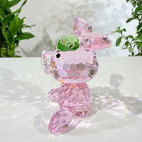 Pink Bunny · A Little Spark of Joy · K9 Crystal Sculpture