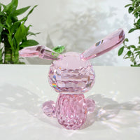 Pink Bunny · A Little Spark of Joy · K9 Crystal Sculpture