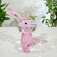 Pink Bunny · A Little Spark of Joy · K9 Crystal Sculpture