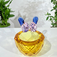 Where Dreams Find Their Golden Home · K9 Crystal Lovebirds