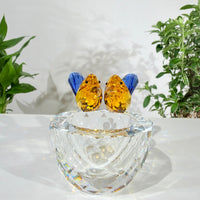 Where Radiance Finds Its Quiet Home · K9 Crystal Lovebirds