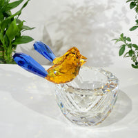 Where Radiance Finds Its Quiet Home · K9 Crystal Lovebirds
