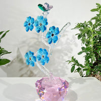 Plum Blossom · Grace Through Winter · K9 Crystal Sculpture