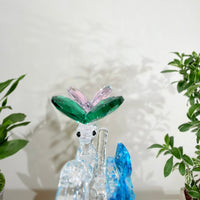 Plum Blossom · Grace Through Winter · K9 Crystal Sculpture