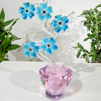 Plum Blossom · Grace Through Winter · K9 Crystal Sculpture
