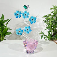 Plum Blossom · Grace Through Winter · K9 Crystal Sculpture