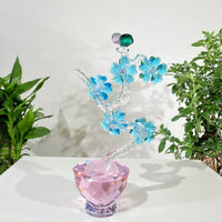 Plum Blossom · Grace Through Winter · K9 Crystal Sculpture