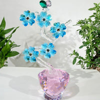 Plum Blossom · Grace Through Winter · K9 Crystal Sculpture