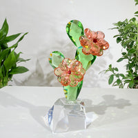 Little Cactus · A Little Joy in Bloom · K9 Crystal Sculpture