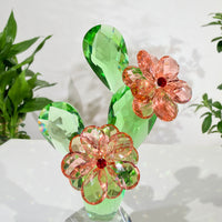 Little Cactus · A Little Joy in Bloom · K9 Crystal Sculpture