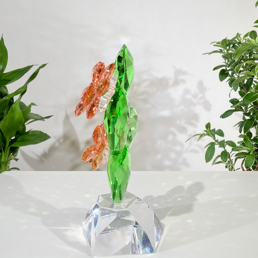Little Cactus · A Little Joy in Bloom · K9 Crystal Sculpture