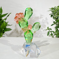 Little Cactus · A Little Joy in Bloom · K9 Crystal Sculpture