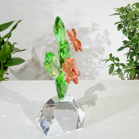 Little Cactus · A Little Joy in Bloom · K9 Crystal Sculpture